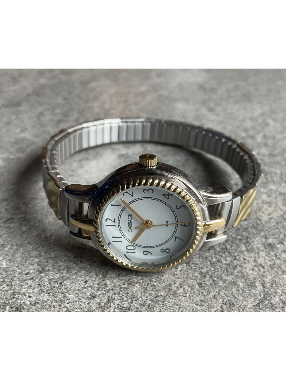Beautiful Carriage by Timex Womens Watch Two Tone Case and Expansion Band A16